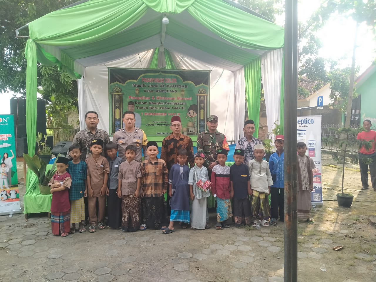 Pengamanan dan Monitor Sunatan masal Desa Cengkuang Kec Palimanan Kab Cirebon